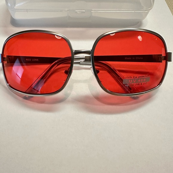 Tyler Durden Sunglasses Shades Fight Club NEW Oliver Peoples 523 Brad Pitt Red - Picture 2 of 16